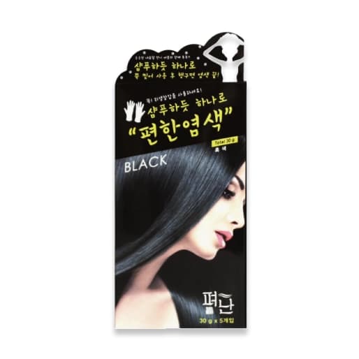 펴난 5분 스피드 헤어컬러 흑색