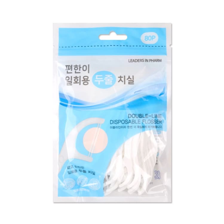 편한이 일회용 두줄 치실