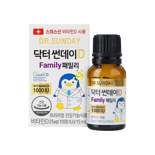 닥터썬데이D 패밀리 비타민D 1000IU