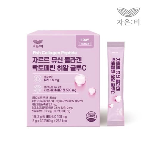 자온비 자르르 뮤신 콜라겐 락토페린 히알글루C