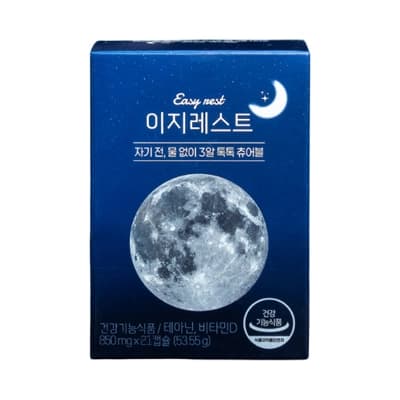 이지레스트 자기 전 물 없이 3알 톡톡 츄어블