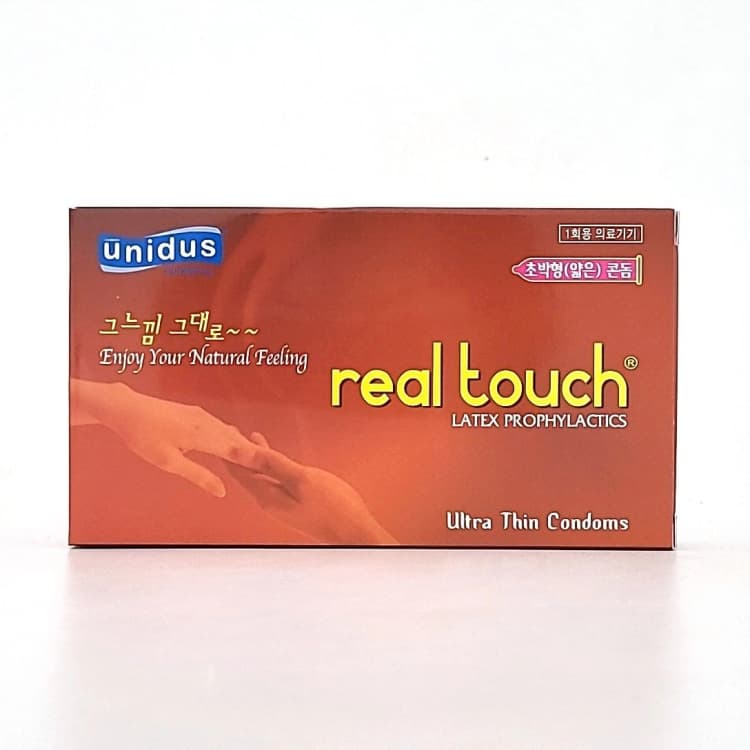 유니더스 리얼터치 콘돔 초박형
