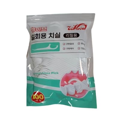 웨이브 일회용 치실 리필용
