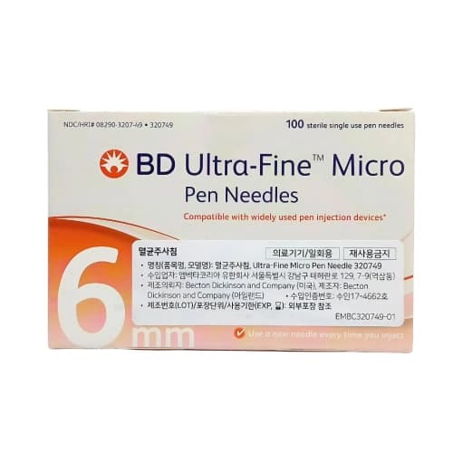 비디 울트라파인 마이크로 펜니들 32G*6mm