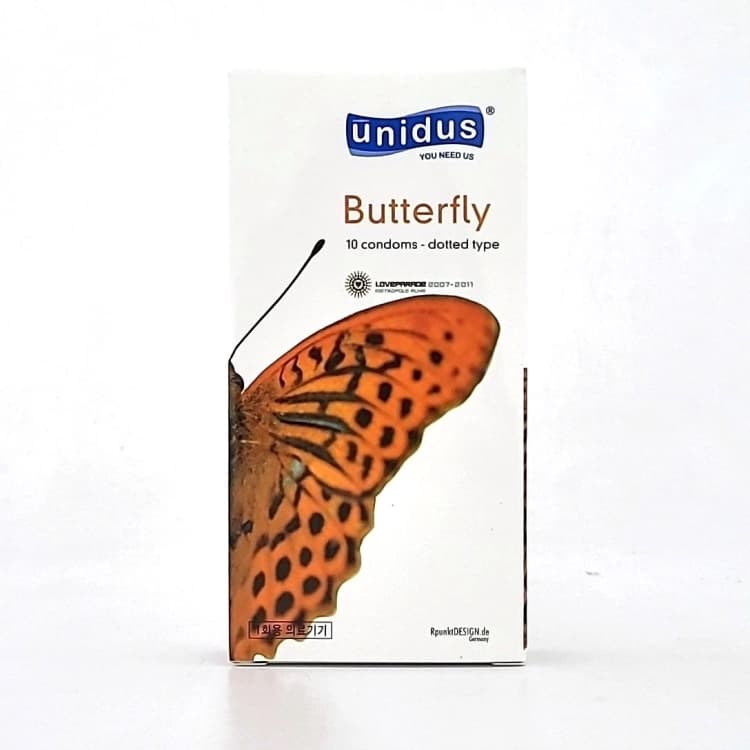 유니더스 버터플라이 콘돔 돗트형