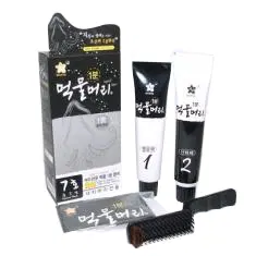 스타아로마 1분 먹물머리 헤어칼라크림 7호 흑갈색(내츄럴블랙)