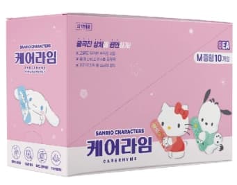 산리오캐릭터즈 케어라임 고탄력 패턴밴드