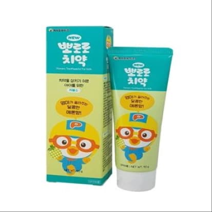 뽀로로 저불소 어린이치약