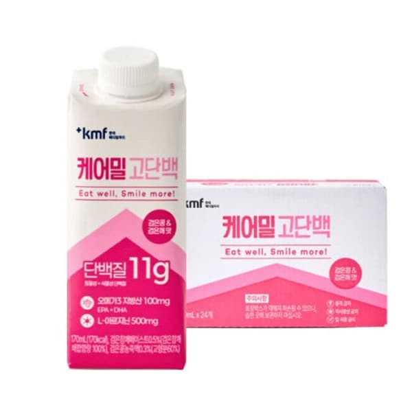 메디푸드 케어밀 고단백 검은콩&검은깨맛