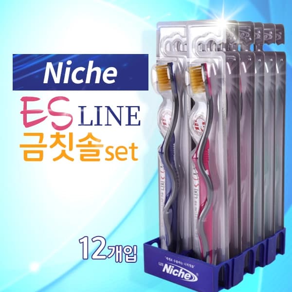 니치 이에스라인 금칫솔 향균양면