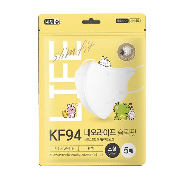 네오라이프 슬림핏 황사방역마스크 KF94 흰색