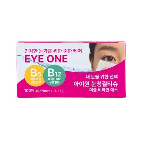 아이원 눈청결티슈 더블 비타민 에스