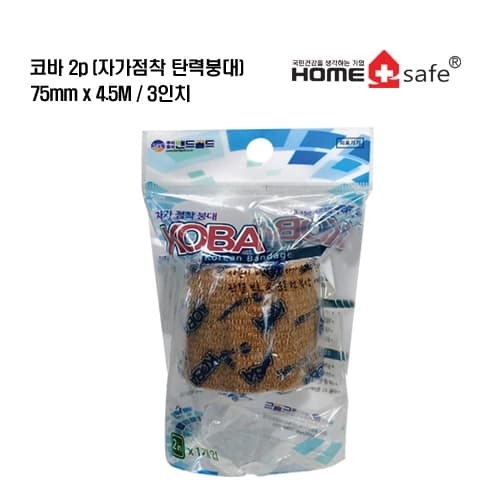 코바(자가점착 탄력붕대) 75mm x 4.5M /3인치