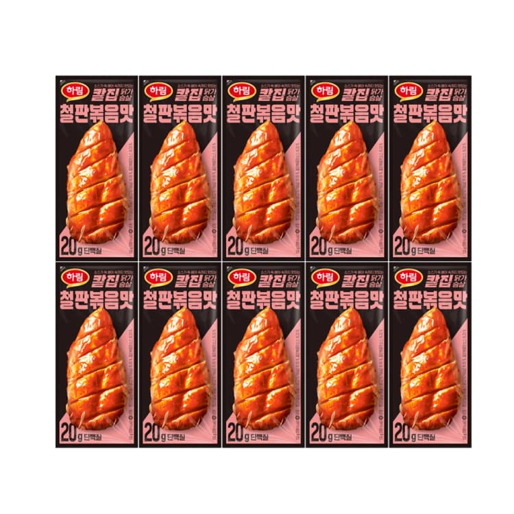 [하림] 칼집닭가슴살 철판볶음맛