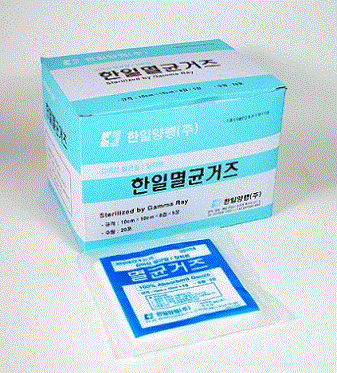 한일 멸균거즈 소 5cm*5cm*8겹