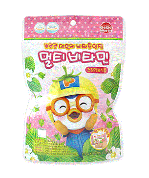 뽀로로 데일리 비타츄잉정 멀티비타민(딸기맛)