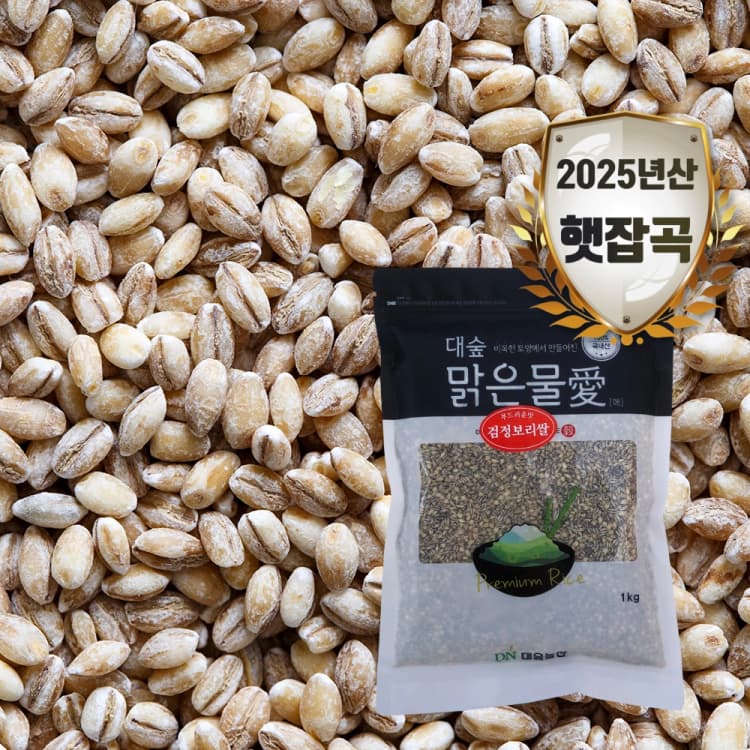 [대숲맑은물애] 흑보리 검정보리쌀
