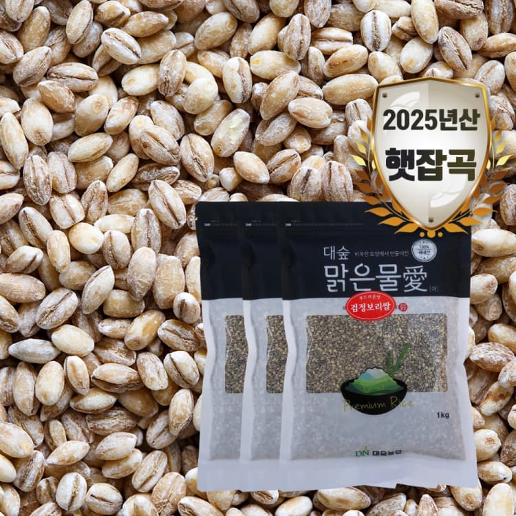 [대숲맑은물애] 흑보리 검정보리쌀