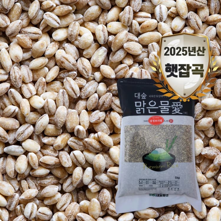 [대숲맑은물애] 흑보리 검정보리쌀