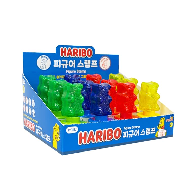 하리보 피규어 스탬프 칭찬도장