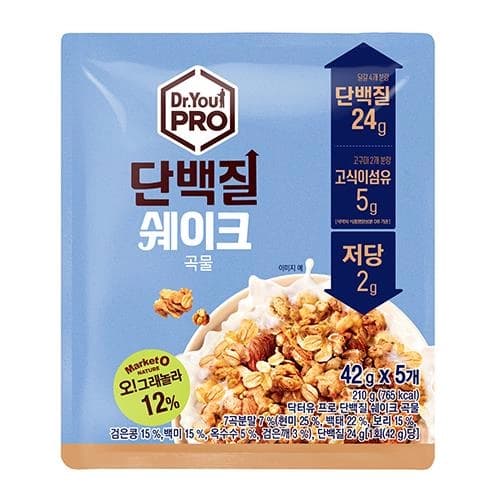 오리온 닥터유 프로 단백질쉐이크 곡물