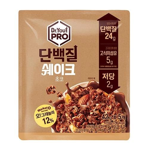 오리온 닥터유 프로 단백질쉐이크 초코