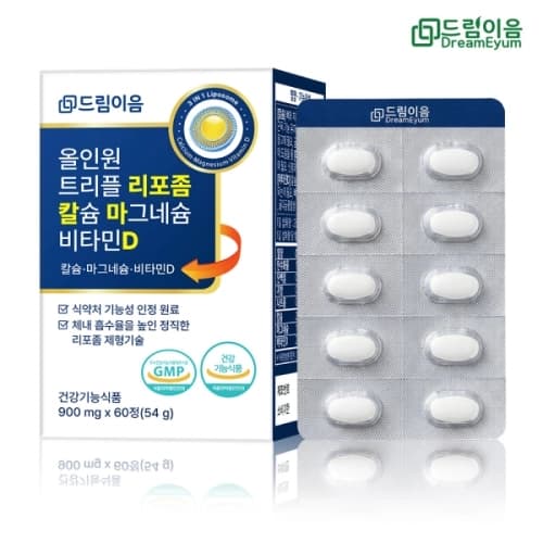 드림이음 올인원 트리플 리포좀 칼슘 마그네슘 비타민D