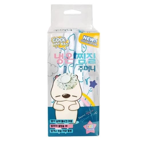 키즈커즈 곰탱이 냉온 찜질주머니 블루