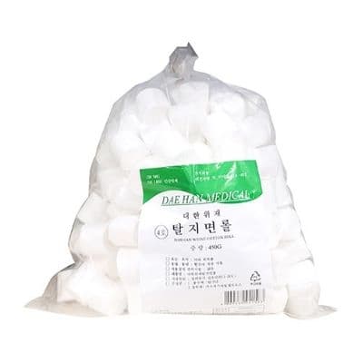대한 탈지면 코튼볼(필터형) 4호