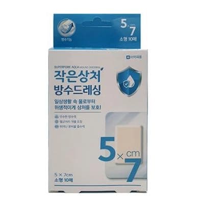 밴드골드 슈퍼포아 5cm*7cm(작은상처 방수드레싱밴드)