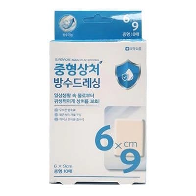 밴드골드 슈퍼포아 6cm*9cm(중형상처 방수드레싱밴드)