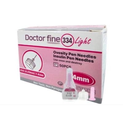 대일제약 닥터파인 334 인슐린 라이트 펜니들 33G*4mm