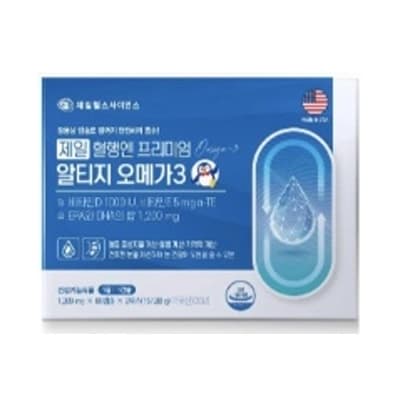제일 혈행엔 프리미엄 알티지 오메가3