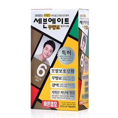 세븐에이트 무향료 칼라크림40g 6호