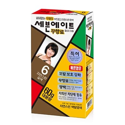 세븐에이트 무향료 칼라크림60g 6호