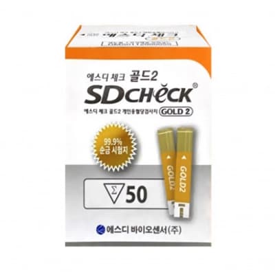 에스디체크 골드2 혈당검사지