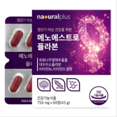 내츄럴플러스 메노에스트로 플라본(갱년기/회화나무열매추출물)