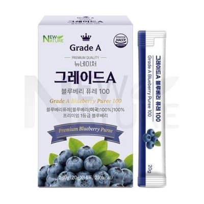 뉴네이처 그레이드A 블루베리 퓨레 100