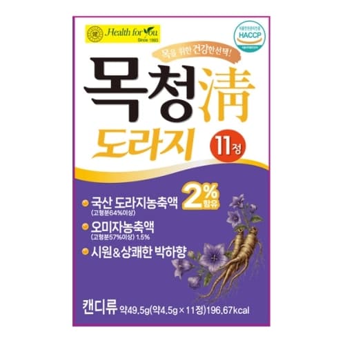 (신포장)목청 도라지캔디(도라지 2%)