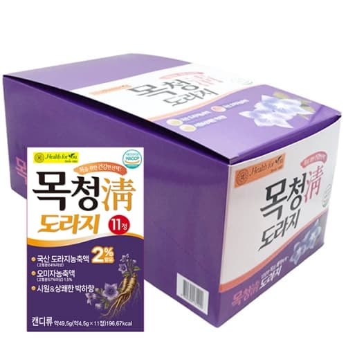 (신포장)목청 도라지캔디(도라지 2%) 세트