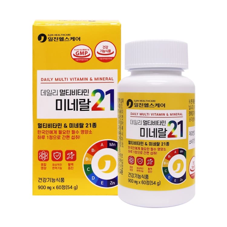 일진헬스케어 데일리 멀티비타민미네랄 21