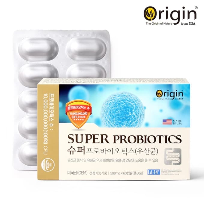 오리진 슈퍼 프로바이오틱스500mg(100억유산균)