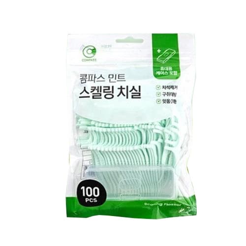 콤파스 민트 스켈링 치실 (초미세일회용치실)