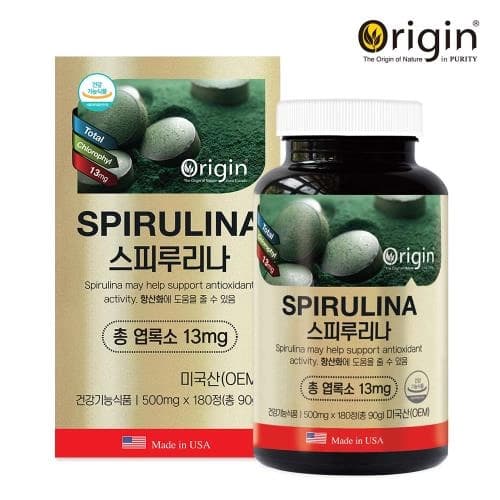 오리진 스피루리나 500mg