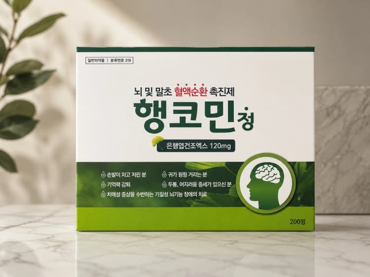 행코민정120mg(기넥신/행맥/징코크린/징코맥스)