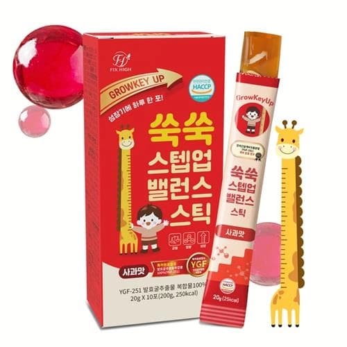 쑥쑥 스텝업 밸런스 스틱(키성장/사과맛)