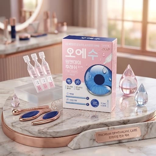오에수 원앤데이후레쉬점안액0.5ml x 30관(일회용인공눈물/눈의피로/눈곱/렌츠착용시불쾌감)
