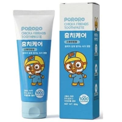NEW 뽀로로는 치카친구 플러스 충치케어 치약(고불소/스윗민트향)