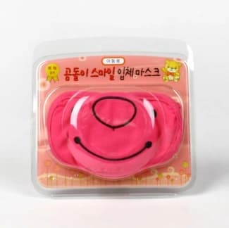 곰돌이 스마일 입체마스크