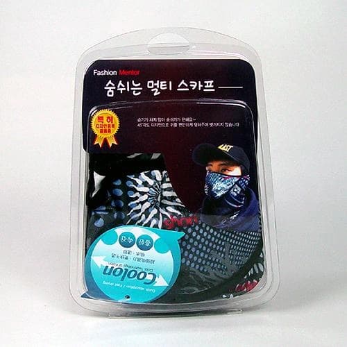 숨쉬는 멀티스카프(검정)